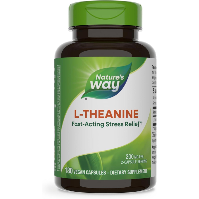 Nature's Way L-Theanine 100 mg ,  180 Vcapsules