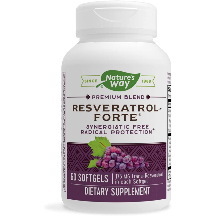 Nature's Way Resveratrol-Forte®, 60 Softgels