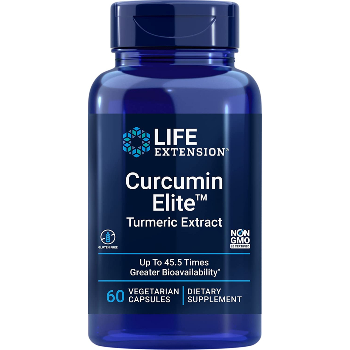 Life Extension Curcumin Elite Turmeric Extract, 60 Capsules