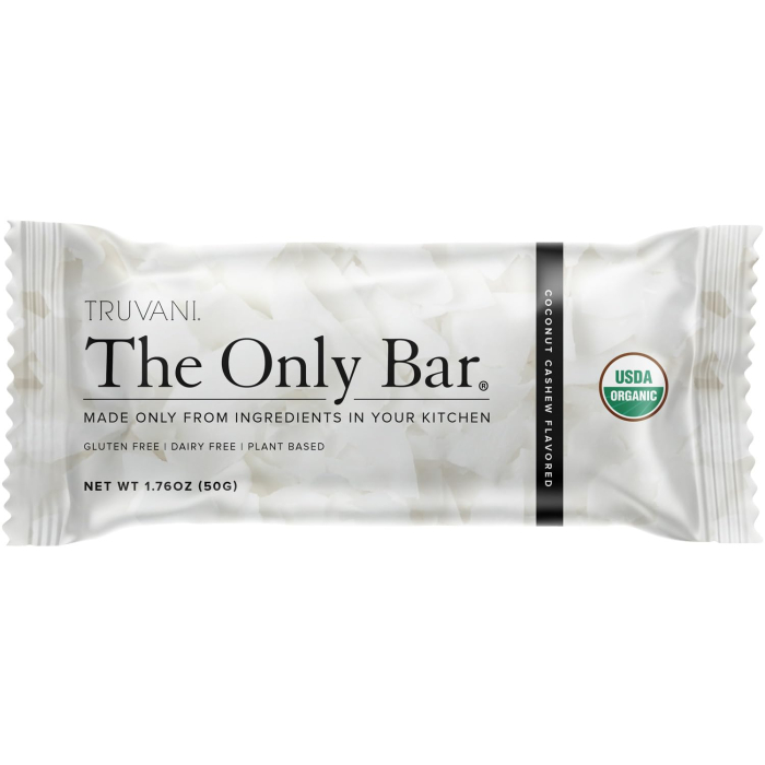Truvani The Only Bar Coconut Cashew Bar, 1.76 oz.