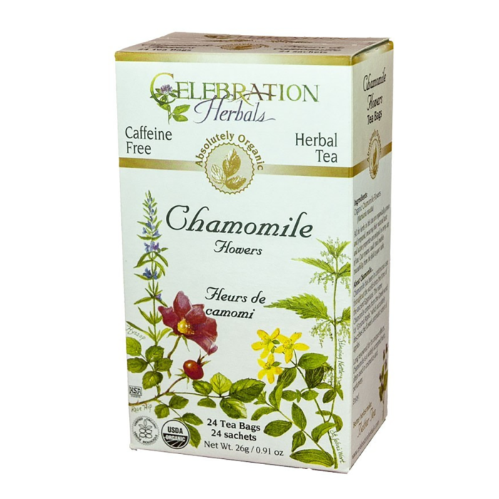 Celebration Herbals Organic Chamomile Flowers - Front view