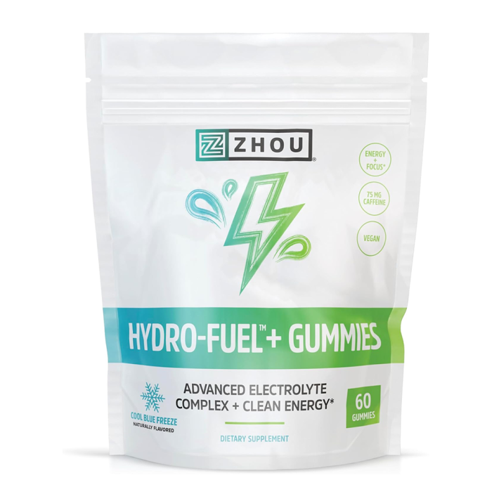 Zhou Nutrition Hydro-Fuel+ Gummies Cool Blue Freeze - Front view