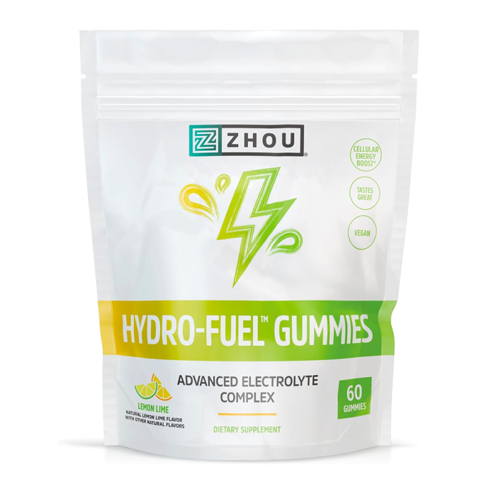 Zhou Nutrition Hydro-Fuel+ Gummies Lemon Lime - Front view