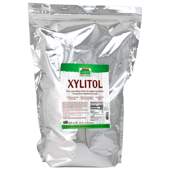 NOW Foods Xylitol - 15 lbs.