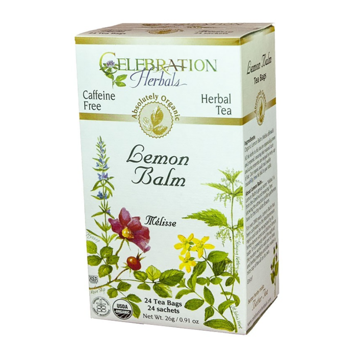 Celebration Herbals Organic Lemon Balm - Front view