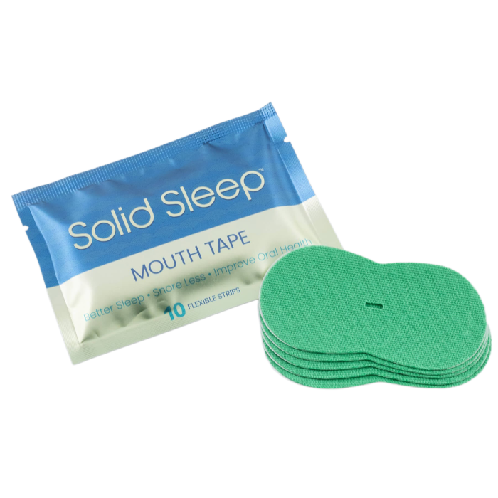 Solid Sleep Mouth Tape, 10 Strips - Front view