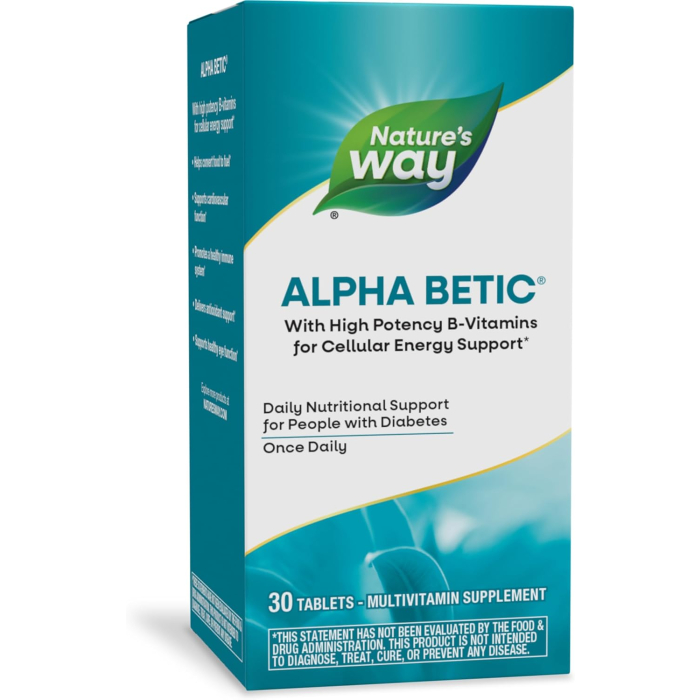 Alpha Betic Multivitamin Energy Support, 30 Tablets