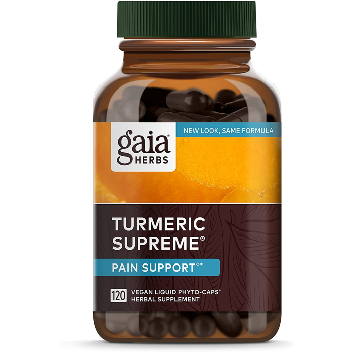 Gaia Herbs Turmeric Supreme Pain, 120 Veg Capsules
