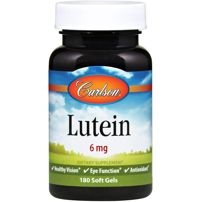 Carlson Lutein 6MG, 180 softgels
