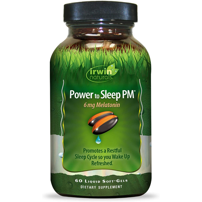 Irwin Naturals Power to Sleep PM 6mg Melatonin, 60 sg. 