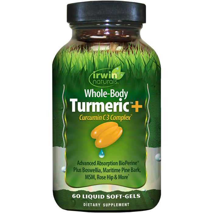 Irwin Naturals Whole-Body Turmeric Extra, 60 Softgels