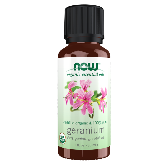 NOW Foods Geranium Oil, Organic - 1 fl. oz.