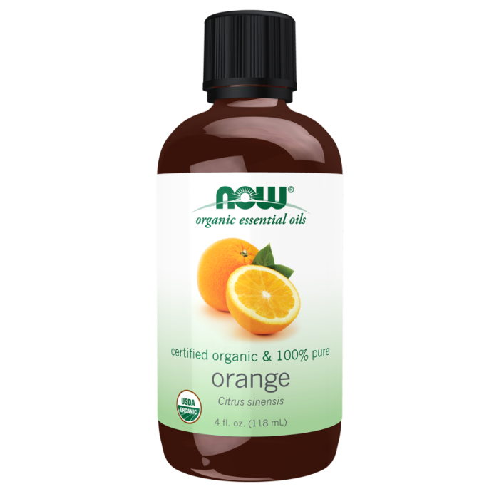 NOW Foods Orange Oil, Organic - 4 fl. oz.