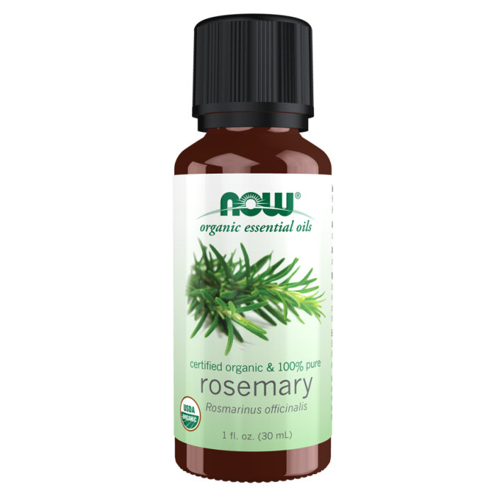NOW Foods Rosemary Oil, Organic - 1 fl. oz.