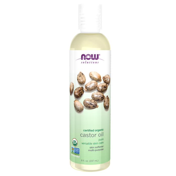 NOW Foods Castor Oil in Plastic Bottle, Organic - 8 fl. oz.