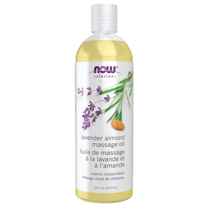 NOW Foods Lavender Almond Massage Oil - 16 fl. oz.