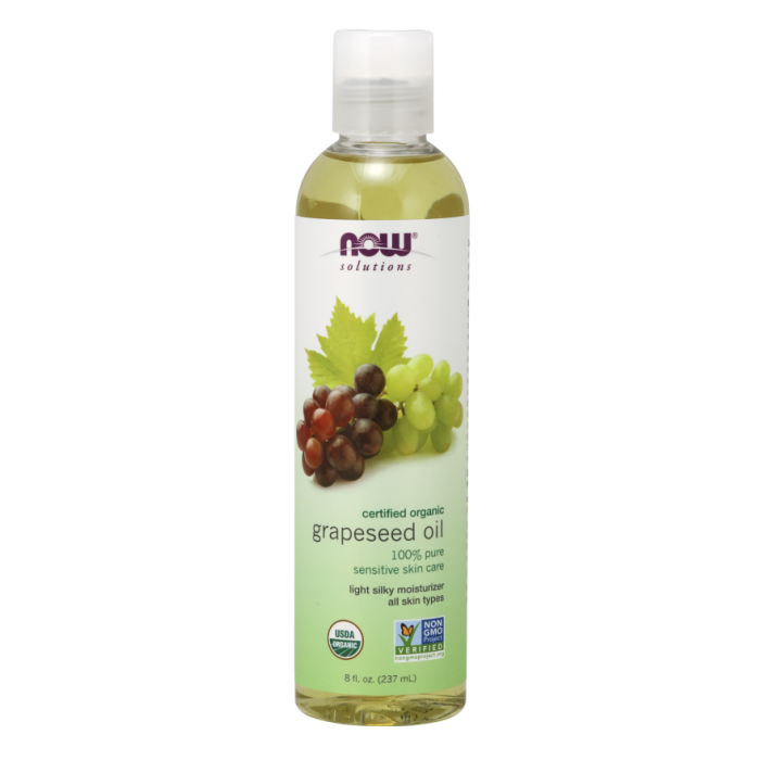 NOW Foods Grapeseed Oil, Organic - 8 fl. oz.