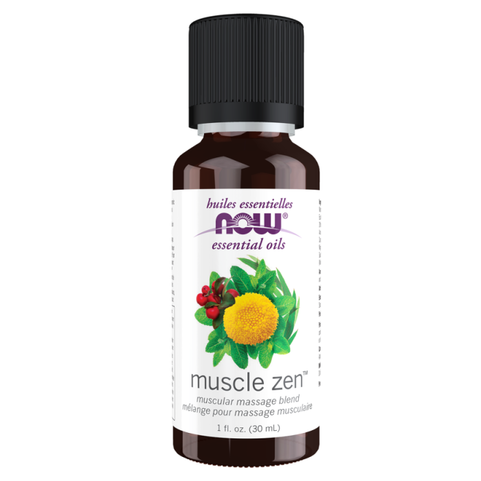 NOW Foods Muscle Zen Oil Blend - 1 fl. oz.