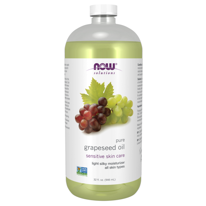 NOW Foods Grapeseed Oil - 32 fl. oz.