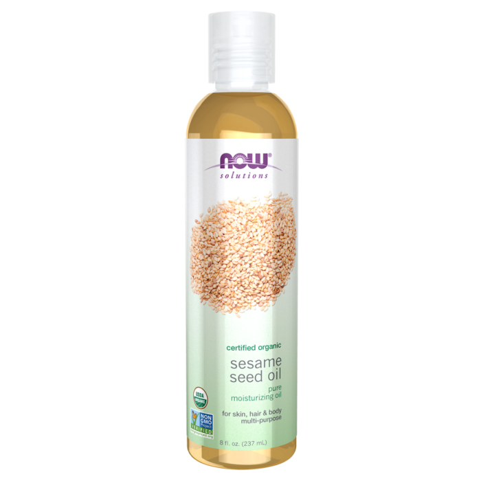 NOW Foods Sesame Seed Oil, Organic - 8 fl. oz.
