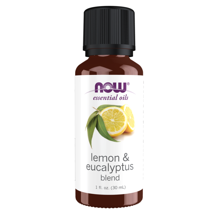 NOW Foods Lemon & Eucalyptus Oil Blend - 1 fl. oz.
