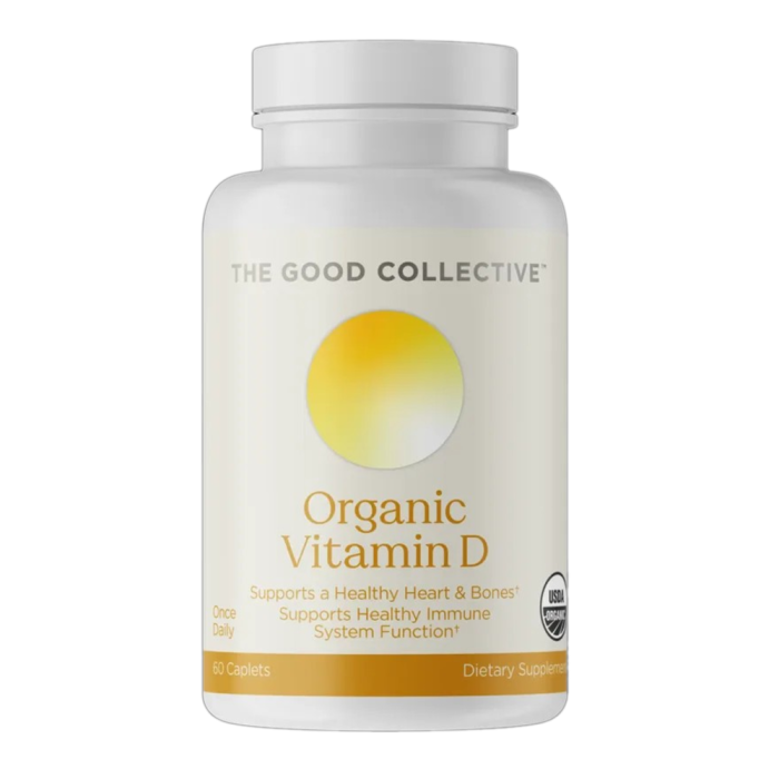The Good Collective Organic Vitamin D - Front view