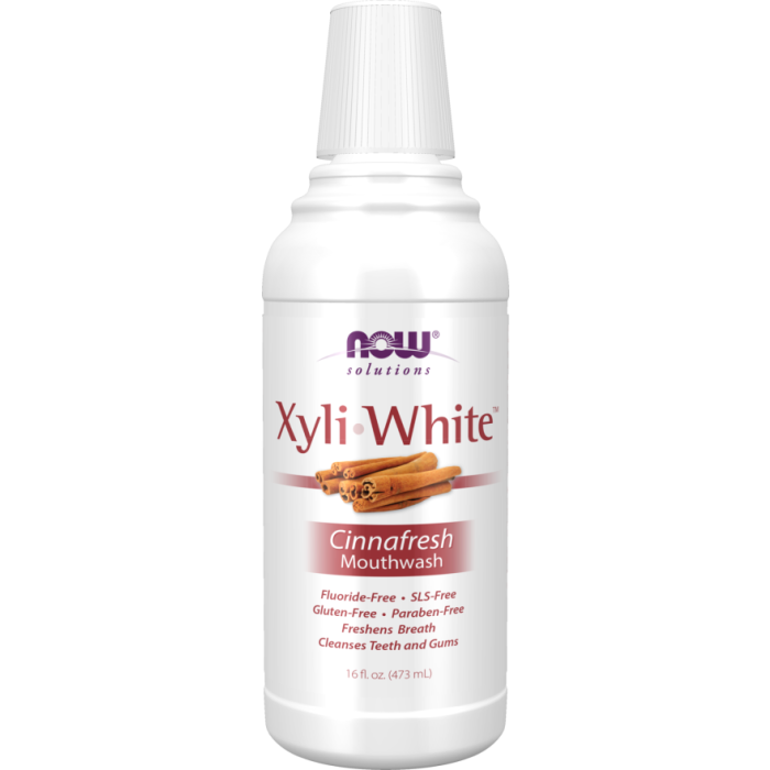 NOW Foods Xyliwhite™ Cinnafresh Mouthwash - 16 oz.