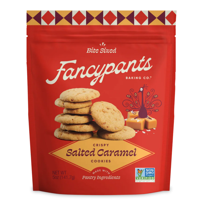 Fancypants Baking Co. Salted Caramel Cookies - Front view