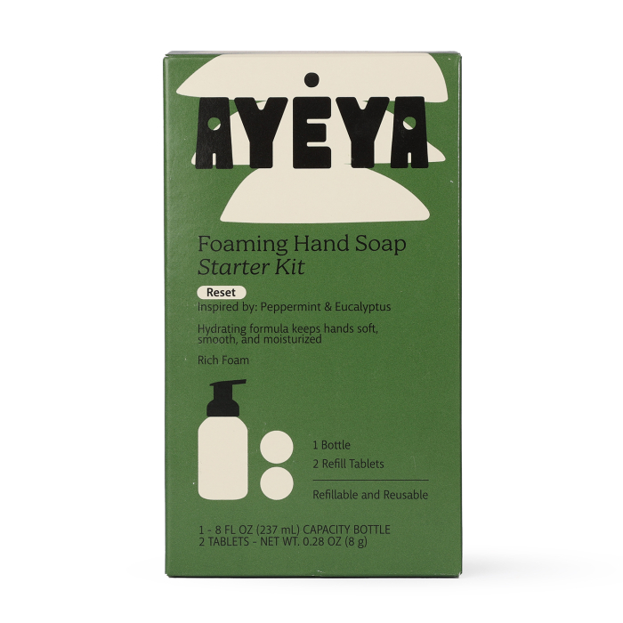 Ayeya Foaming Hand Soap Starter Kit Reset - Front view