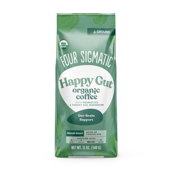Four Sigmatic Happy Gut Ground Coffee, 12 oz.