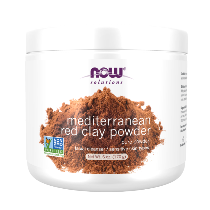 NOW Foods Mediterranean Red Clay Powder - 6 oz.