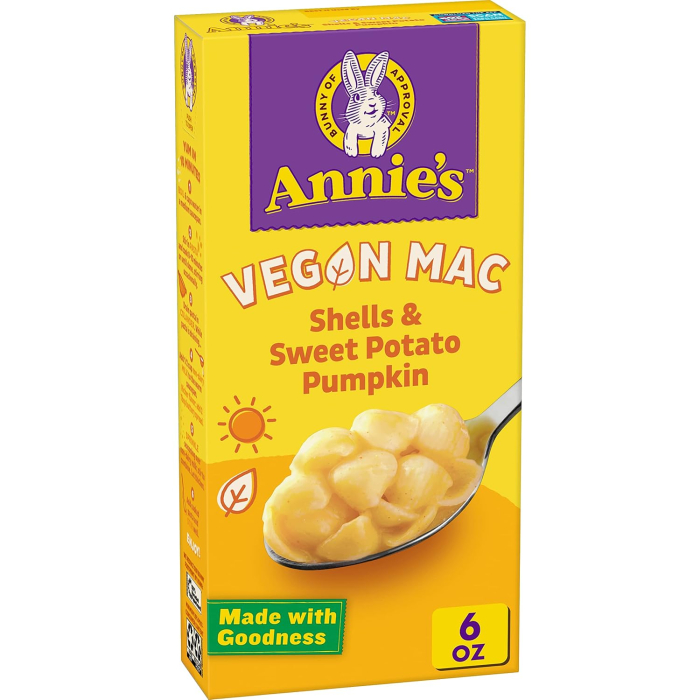 Annie's Organic Vegan Mac Shells with Creamy Sauce, 6 oz.