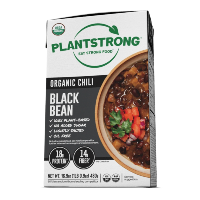 Plantstrong Black Bean Chili - Front view