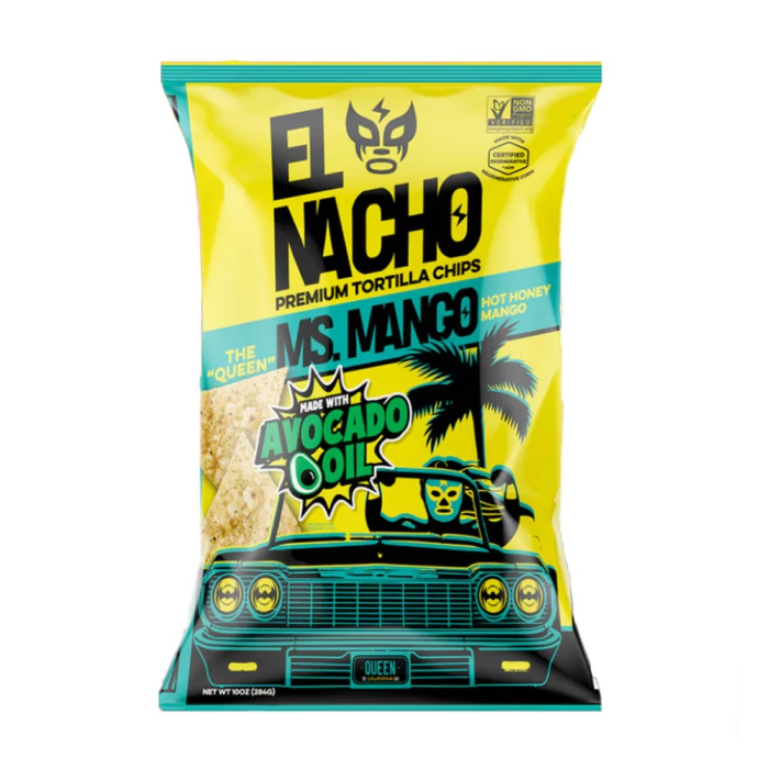 El Nacho Tortilla Chips with Avocado Oil Ms. Mango - Front view