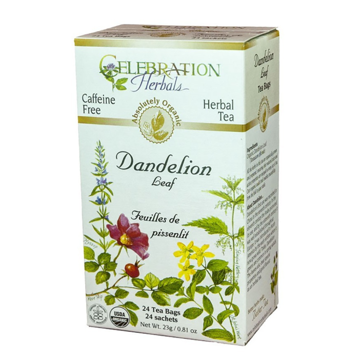 Celebration Herbals Organic Dandelion Root Raw - Front view