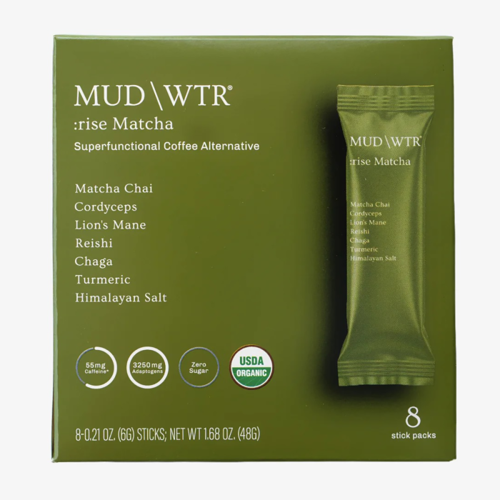 MUD WTR Matcha 8 Servings Sticks - Front view