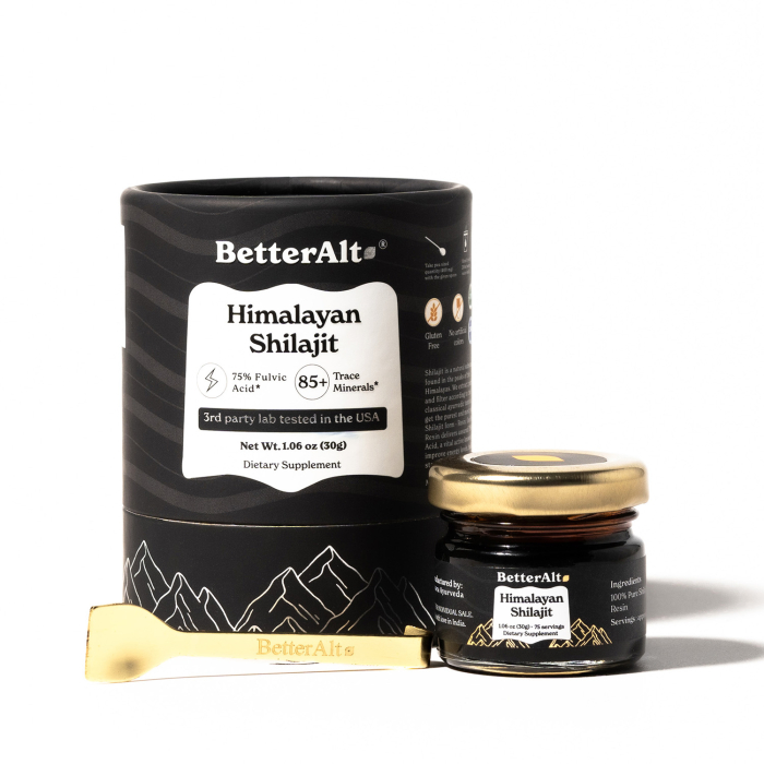 Better Alt Himalayan Shilajit Resin - Front view