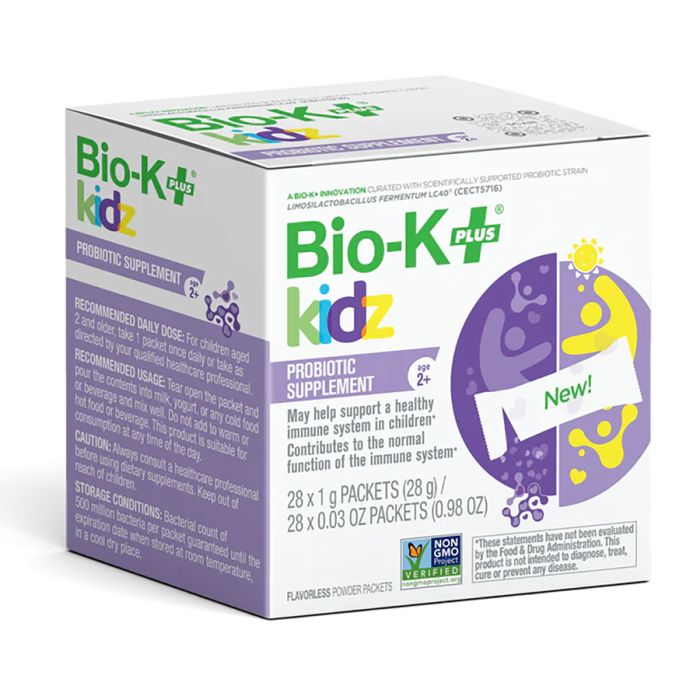 Bio-K+ Kidz Probiotic Powder Pack - Front view