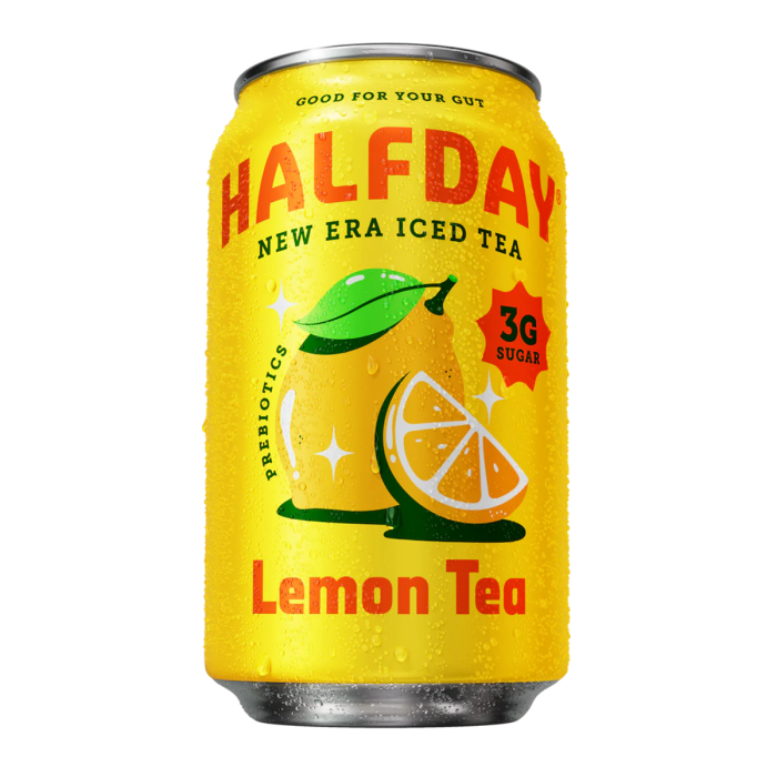 Halfday Iced Tea Prebiotic Lemon Tea - Front view