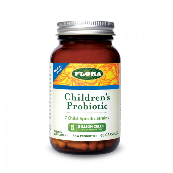 Flora Children's Probiotic, 5 billion cells, 60 capsules