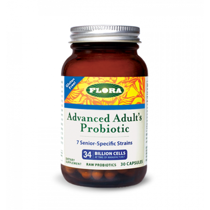 Flora Advanced Adult's Probiotic, 34 billion cells, 30 capsules