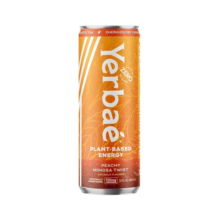 Yerbae Peachy Mimosa Twist Plant Based Energy Drink - Front view