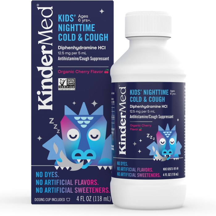 KinderMed Kids’ Nighttime Cold & Cough - Front view