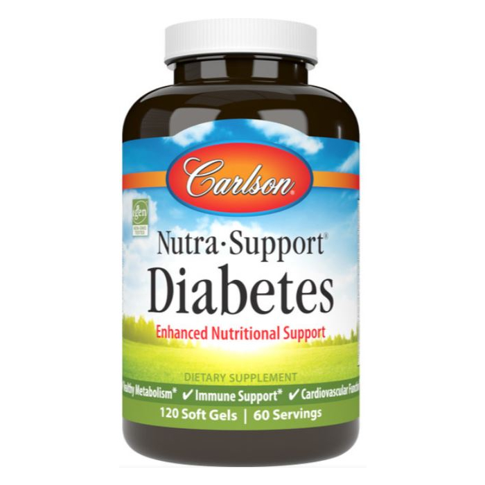 Carlson Nutra-Support® Diabetes, 120 softgels