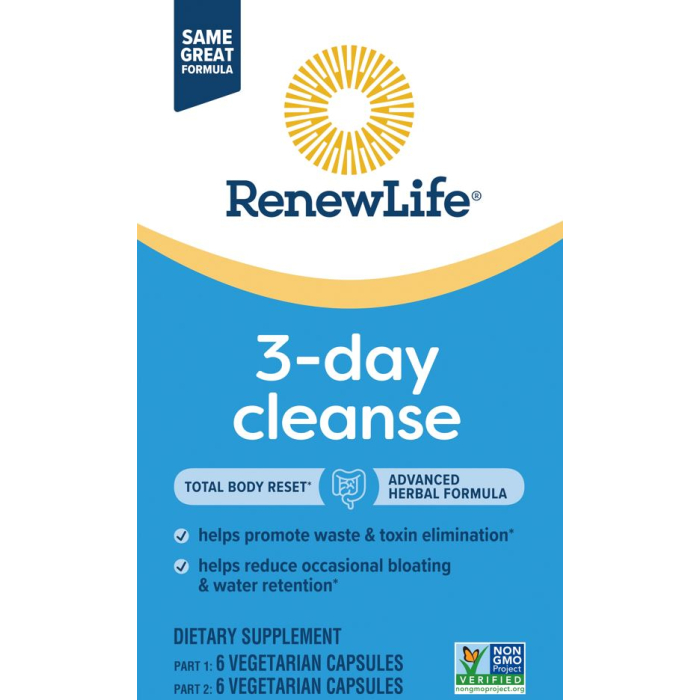 Renew Life 3-Day Total Body Reset Cleanse - Front view
