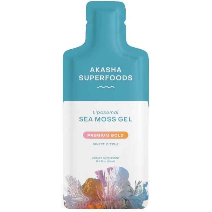 Akasha Superfoods Liposomal Sea Moss Gel, 1 packet