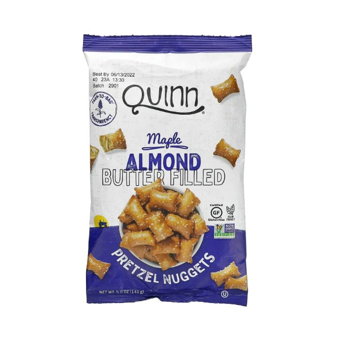 Quinn Maple Almond Butter Filled Pretzel Nuggets  - Main