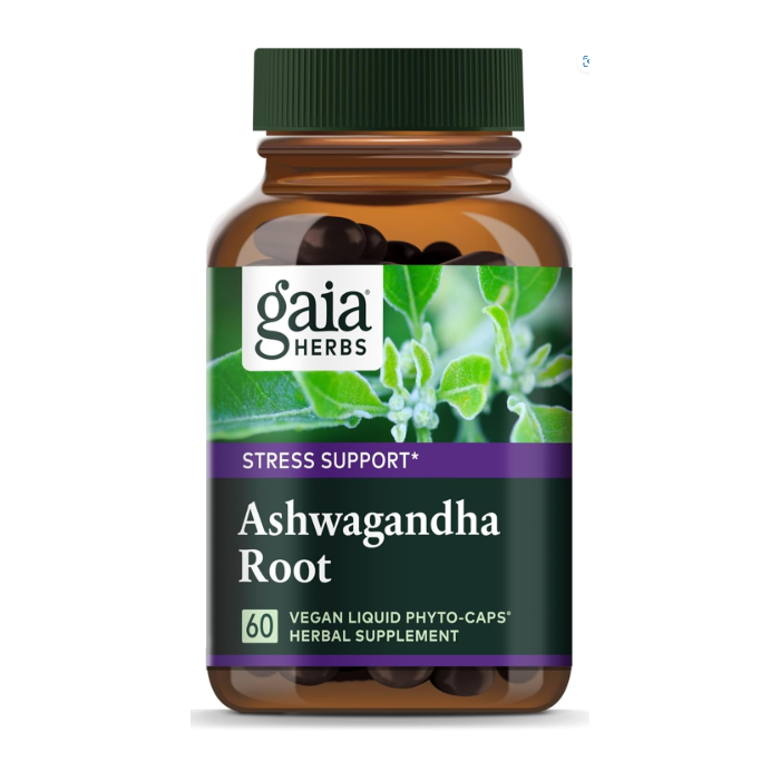 Gaia Herbs Ashwagandha Root, 60 Capsules