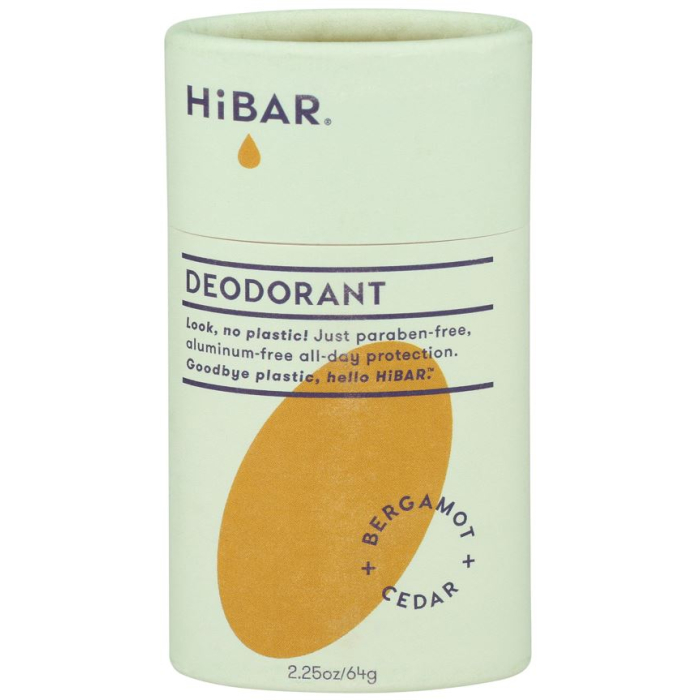 HiBAR Bergamot + Cedar Deodorant, 2.25 oz.  