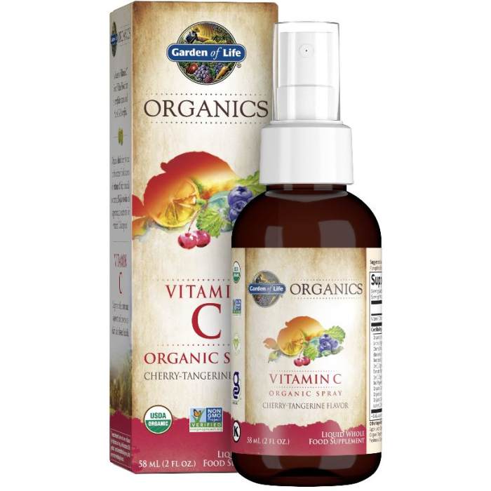 Garden of Life Organics Cherry Tangerine Vitamin C, 2 oz.